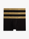 Black 3-Pack Metallic Logo Trunks Gift Set  Men