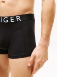 Black 3-Pack Logo Waistband Trunks  Men