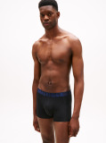 Multi 3-Pack Microfibre Logo Waistband Trunks  Men