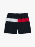 Blue Hilfiger Flag Mid Length Swim Shorts  Men