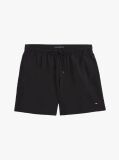 Black Essential Mid Length Swim Shorts  Men