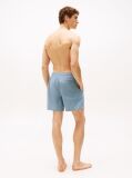 Blue Signature Logo Mid Length Swim Shorts  Men
