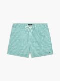 Blue Print Mid Length Swim Trunks  Men