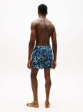 Multi Print Mid Length Swim Trunks  Men