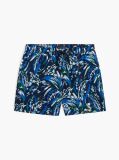 Multi Print Mid Length Swim Trunks  Men