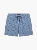 Blue Print Mid Length Swim Trunks  Men