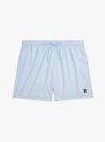 Blue TH Monogram Mid Length Swim Trunks  Men