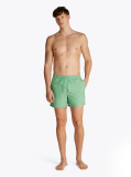 Green TH Monogram Mid Length Swim Trunks  Men