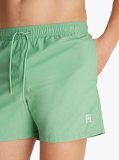 Green TH Monogram Mid Length Swim Trunks  Men