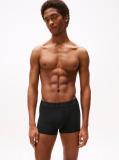 Black 3-Pack Metallic Waistband Trunks  Men