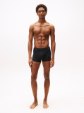 Black 3-Pack Metallic Waistband Trunks  Men