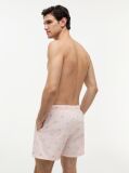 Orange Ithaca Embroidery Mid Length Swim Shorts  Men