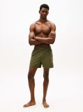 Green Original Logo Mid Length Swim Shorts  Men