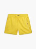 Yellow Original Logo Mid Length Swim Shorts  Men