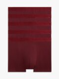 Red 3-Pack Everyday Luxe Tonal Waistband Trunks  Men