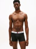 Black 3-Pack Heritage Logo Waistband Trunks  Men
