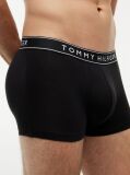 Black 3-Pack Essential Logo Waistband Trunks  Men