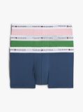 Multi 3-Pack Signature Repeat Logo Waistband Trunks  Men
