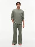 Green TH Original Waffle Knit Pyjama Set  Men