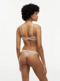 Beige Wireless Padded Push-Up Triangle Bra  Women