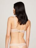Beige Wireless Padded Push-Up Triangle Bra  Women