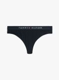 Blue Logo Waistband Thong  Women