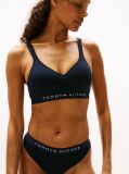 Blue Logo Waistband Thong  Women