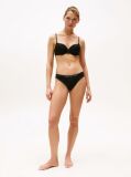 Black Tonal Logo Lace Thong  Women