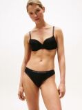 Black Tonal Lace Demi-Cup Bra  Women