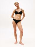 Black Tonal Lace Demi-Cup Bra  Women
