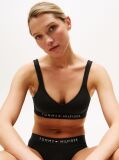 Black Logo Underband Padded Bralette  Women