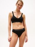 Black Logo Underband Padded Bralette  Women