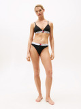 Black Heritage Waistband Logo Thong  Women
