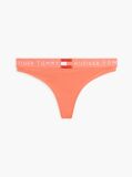 Orange Heritage Waistband Logo Thong  Women