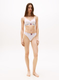White Heritage Waistband Logo Thong  Women