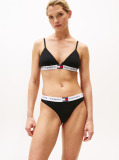 Black Heritage Logo Padded Bralette  Women
