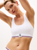 Άσπρο TH Crest Ριμπ Bralette  Γυναίκες