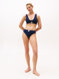 Μπλε TH Crest Ριμπ Τριγωνικό Bralette  Γυναίκες