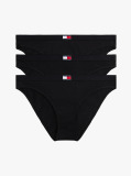 Black 3-Pack Heritage Logo Briefs  Women