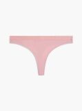 Pink Tonal Repeat Logo Waistband Thong  Women