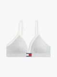 Grey Heritage Logo Removable Padding Triangle Bra  Women