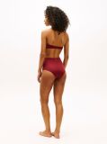 Red Halterneck Ring Bandeau Bikini Top  Women