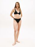 Black Repeat Logo Waistband Brazilian Briefs  Women