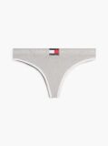 Grey Heritage Logo Ribbed Thong  Women