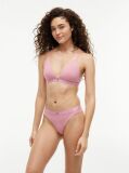 Pink Signature Logo Microfibre Briefs  Women