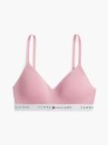 Pink Signature Logo Push-Up Microfibre Bralette  Women