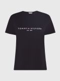 Μαύρο T-Shirt Από Οργανικό Βαμβάκι Με Λογότυπο  Γυναίκες