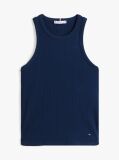 Μπλε Ριμπ Tank Τοπ Slim  Γυναίκες