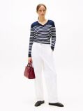 Multi Jersey V-Neck Jumper  Women
