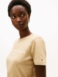 Brown Logo Crew Neck T-Shirt  Women